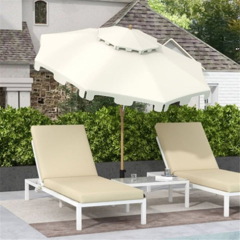 ZUN Outdoor beach umbrella/Sun Umbrella （Prohibited by WalMart） 59659971