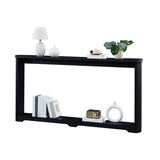 70.1"corrugated texture storage table for entranceways, narrow wooden console sofa table, can be 27049971