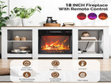 58 inch washed white cabinetbrown countertop double-sided cross fireplace cabinet 147.3 * 40 * 60 90961520