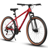 ZUN A27312 Mountain Bike 27.5 Inch Wheels, 21-Speed Mens Womens Trail Commuter City Mountain Bike, W2563P173264