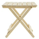 Folding Square Table Patio Outdoor solid wood Table for Backyard, Balcony, Portable Design 94342965