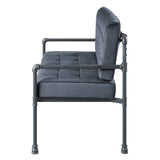 Grey and Sandy Grey Loveseat with Loose Back B062P185737