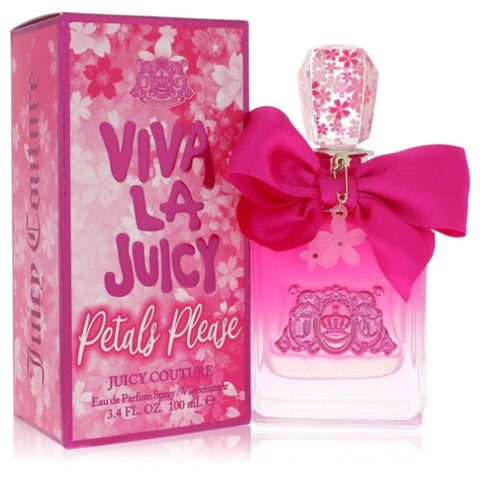 Viva La Juicy Petals Please by Juicy Couture Eau De Parfum Spray 3.4 oz for Women FX-563655