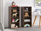 8-Tier Media Tower Rack, CD DVD Slim Storage Cabinet with Adjustable Shelves, Tall Narrow Bookcase W487P318934