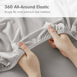 Cotton Blend Jersey Knit All Season Sheet Set King B035P294164
