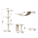 Modern Wall-Mounted Cat Furniture - 4pcs W243P326633