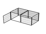 Large Dog Cage 48" Dog Kennel for Medium Dogs Puppy Dog Playpen with Top, Pet Cage, Indoor, W1820P242322