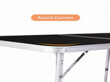 4 Ft Folding Camping Table Portable Adjustable Height Aluminum Picnic Table for Indoor Outdoor Use 46693728
