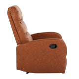 Dormi Contemporary Recliner Chair in Camel Faux Leather by LumiSource B202P223697