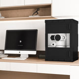 Three-lock safe, measuring 24.4 16.5 14.9 , suitable for home and office use, large steel W396P307328