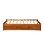 ZUN Orisfur. Twin Size Platform Storage Bed with 3 Drawers WF193634AAL