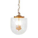 Delphi Pendant Lamp - Coarse Gold and Clear Glass B183P301072