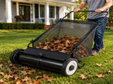 26-Inch Push Lawn Sweeper with 7 Cu. Ft. Large Hopper Capacity, 4 Rotating Brushes & Adjustable W6010P536021