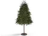 6FT Two-Tone Green Tall-Leg Tree, 228 PE Tips, 145 Warm White Lights with 8 Modes & Remote, US Plug 75946421