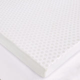 Hypoallergenic 3" Cooling Gel Memory Foam Mattress Topper with Removable Cooling Cover B03595140