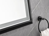 60 x 48 Inch LED Bathroom Mirror with Aluminum Frame, Wall Mounted Vanity Mirror, Anti-Fog, Memory, W2287P279100