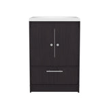 Bathroom Vanity with Two Doors, Two Drawers Madison, Black B200P313689