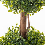 2pcs green 115cm three-ball boxwood PVC artificial tree 36565273