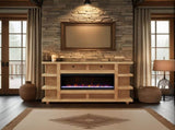 Laurel Canyon 72 inch Fireplace Mantel, Minimal Assembly, Natural Finish B108P292282