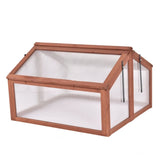 Box Garden Wooden Greenhouse 35.5" x 31.5" x 23.0" 73859462
