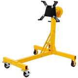 1000lbs Folding Engine Stand,Geared Rotating Head,360 Degree Adjustable Mounting Head,Yellow Color W465P265566