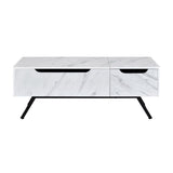 ZUN White Coffee Table with Lift Top B062P191066