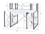 Amiel All Purpose White Finish Writing Desk B2726P251266