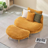 65.00 inches long, Corduroy Sofa Fabric, with three matching pillows and two spacious and W1658P212860