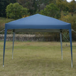 ZUN 3 x 3m Practical Waterproof Right-Angle Folding Tent Blue 24580699