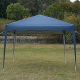 ZUN 3 x 3m Practical Waterproof Right-Angle Folding Tent Blue 24580699