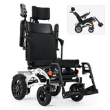 Automatic Reclining Foldable Wheelchairs for Adults, Longest Range 20 Miles of Deluxe 26161024