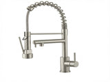 Kitchen Faucet with Pull Down Sprayer, Touch On Single Handle 2- Function Stainless Steel Spring 46626582