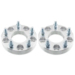 ZUN 2pcs Professional Hub Centric Wheel Adapters for Chevrolet El Camino/Camaro/S10/Corvette Silver 89326796