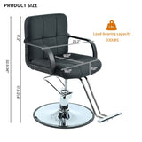 ZUN Barber Chair,Salon Chair for Hair Stylist,Stylist Chair with Heavy Duty Pump Adjustable WF318034BAA