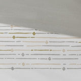 King/Cal King Cotton Printed Duvet Cover Set with Trims B03596469