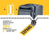 Luggage 2-piece backpack set gray 33255015