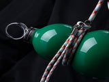 Gourd Shape Insulated Tumbler with Straw 520ml Travel thermos darkgreen 51471965