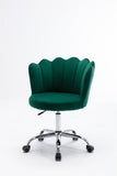 ZUN COOLMORE Swivel Shell Chair for Living Room/Bed Room, Modern Leisure office Chair Green W39523201