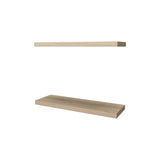 Iva Floating Shelf in Melamine, Light Pine B128P237135