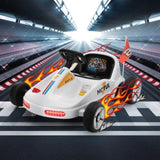 12V Kids Ride On Go Kart, Electric 4-Wheeler Car with Remote Control, Cushioned Seat, LED Lights, W2181P201026