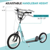 youth scooter is equipped Dual Brakes - Blue 94256172