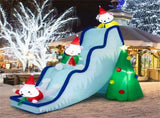9 Feet Christmas Decoration Inflatable Polar Bear Slide Scene Decoration 27211841