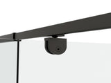 50-54" W x 71" H Piovt Swing Glass Shower Door,Pivot Frame Sliding Shower Door with 1/4" Clear W2122P199035