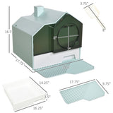 ZUN Cat Litter Box 38604381