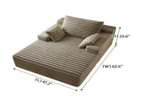 Chaise Lounge Chair Indoor, Oversized Upholstered Sofa Bed, Sleeper Couch Reading Chairs Fluffy W2824P309019