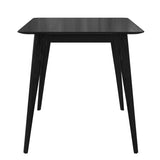 Dining Table Solid Wood Legs, Black N759P222557B