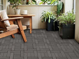 Wood Plastic Composite Deck Tiles Set of 20pcs, Composite Decking Resist Rust, Patio Flooring W2805P205335