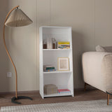 Anthem Bookcase in Melamine with Three Shelves, White B128P244987