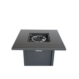 25'' H x 30'' W Steel Outdoor Fire Pit Table with Lid B120P230266