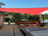 12'X16' Scarlet HDPE sunshade sail 58401428